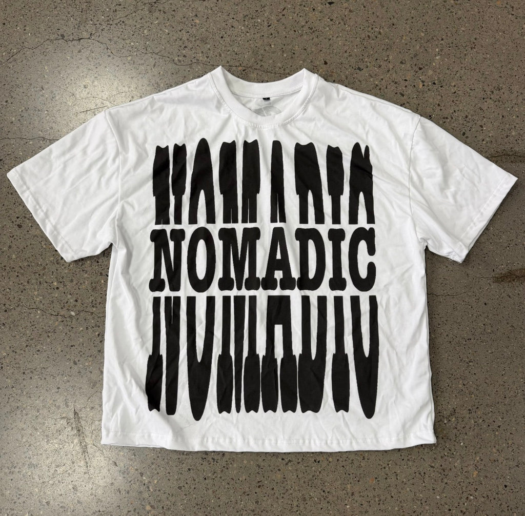 Nomadic White Graphic Tee